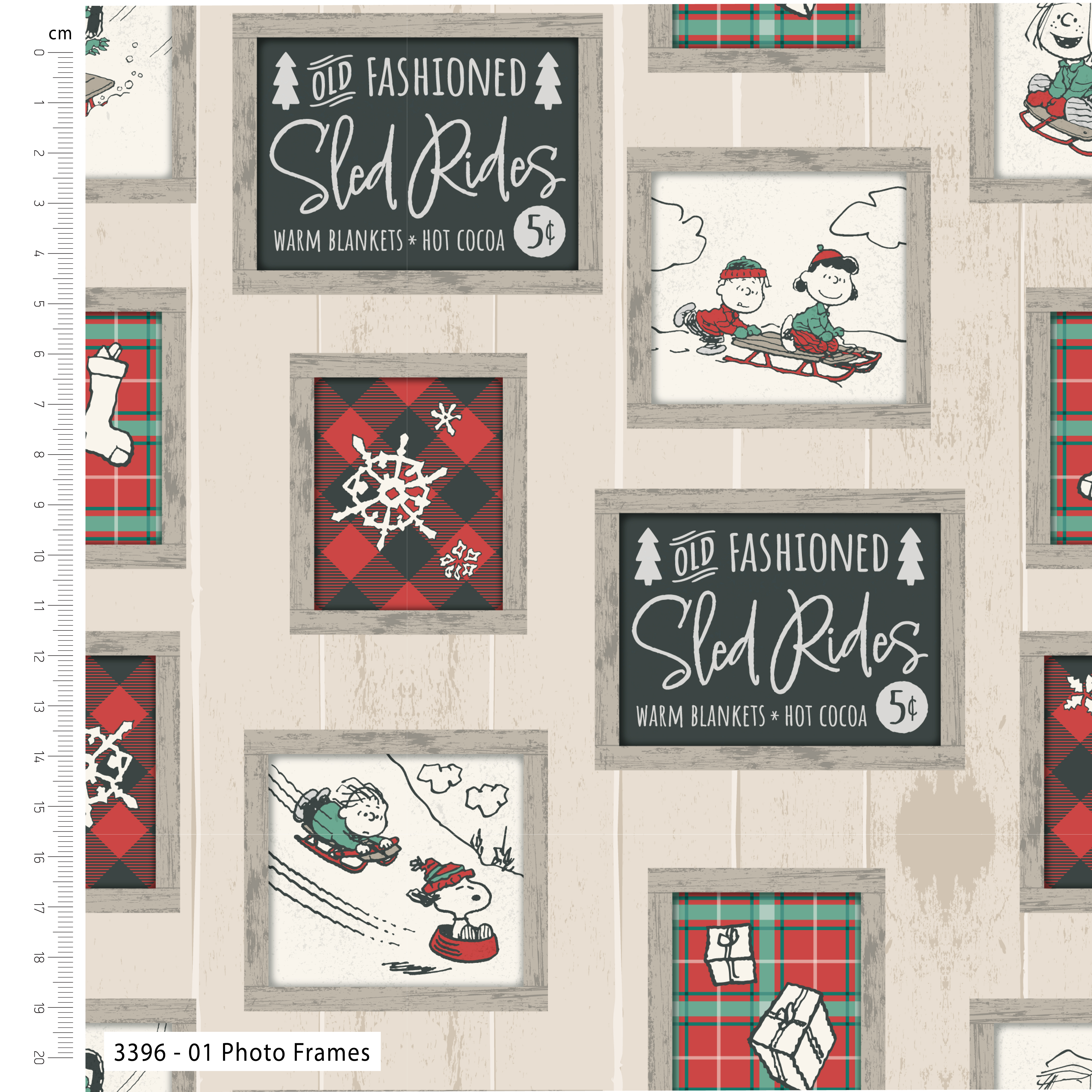 Snoopy Farmhouse Comforts Photo Frame Christmas